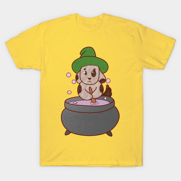 PerritoMagik magic dog cute puppy T-Shirt by Crimson M Letter Store